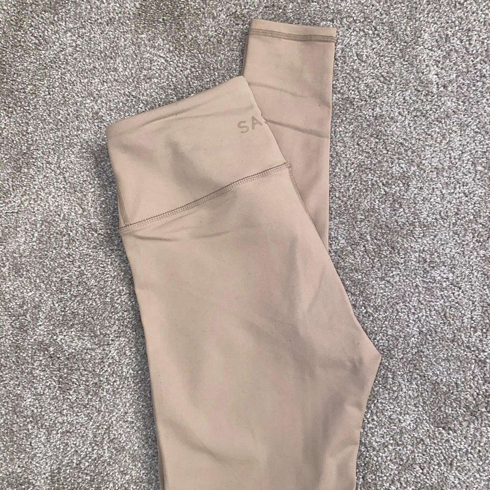 SASKI COLLECTION NUDE LEGGINGS SIZE S